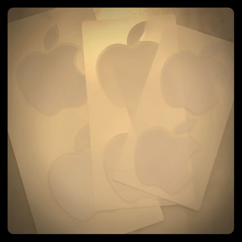 3/$15 - 6 Apple stickers